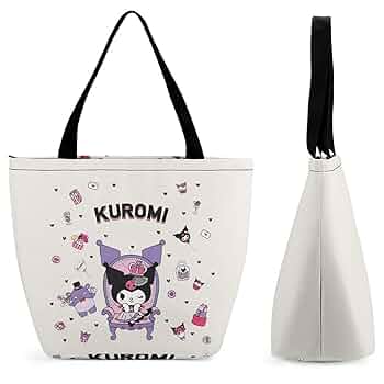 クロミちゃん　キャンバス　ショルダー&ハンド　トートバッグ　メイク中　可愛い Amazon.co.jp: [COOLEAD] クロミ ちゃん(1) アニメ レディース